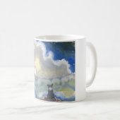 De Collie Dog van de grens die uit aan Zee begint Koffiemok (Voorkant rechts)