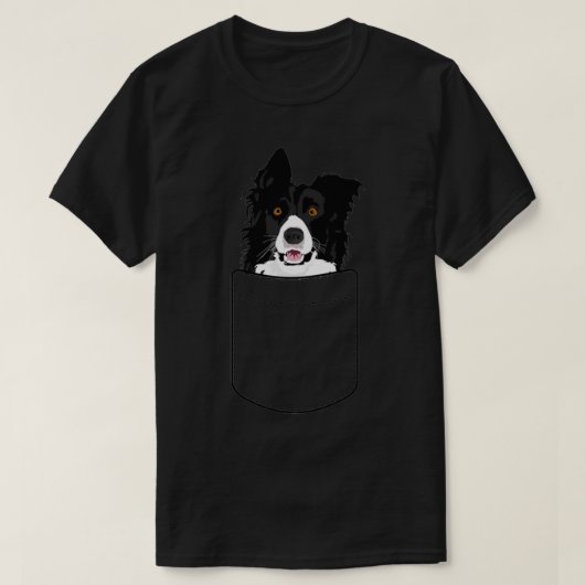 De Collie Dog van de grens in uw zakje T-shirt (Design voorkant)