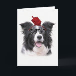 De Collie van Card~Border van de Groet van Feestdagen Kaart<br><div class="desc">De Groet Card~Border Collie~Hanukkah van Dogs~Original van Ditzy</div>