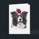 De Collie van Card~Border van de Groet van Feestdagen Kaart<br><div class="desc">De Groet Card~Border Collie~Hanukkah van Dogs~Original van Ditzy</div>