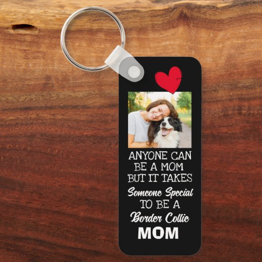 De Collie van de grens...Beste Mam Douane dubbel-z Sleutelhanger (Voorkant)