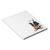 De Collie van de grens bij Spel Notitieblok (Schuin)