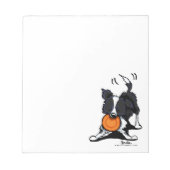 De Collie van de grens bij Spel Notitieblok (Voorkant)