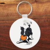 De Collie van de grens bij Spel Sleutelhanger (Voorkant)