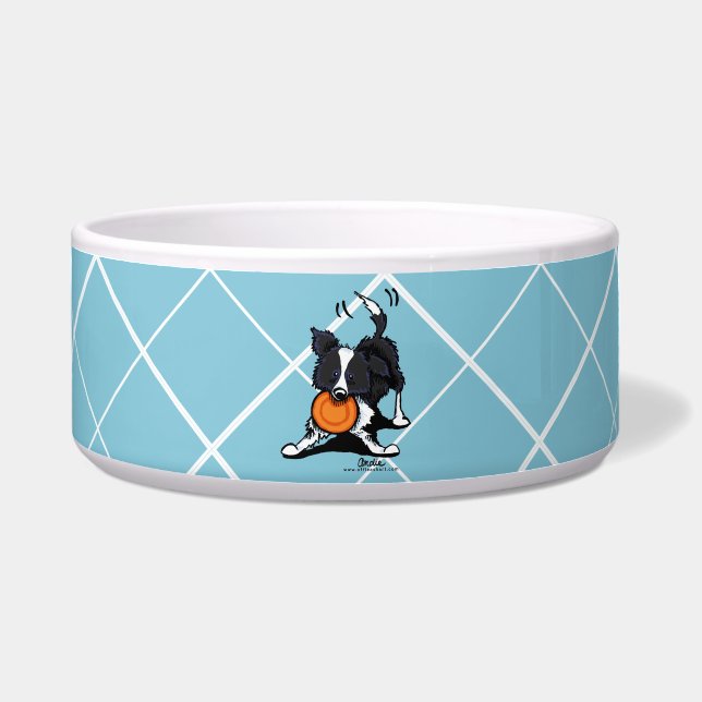 De Collie van de grens bij Spel Voerbakje (Voorkant)