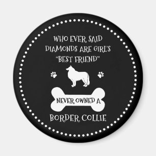 De Collie van de grens Dog Beste Vriend Magnet