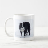 De Collie van de grens Koffiemok (Links)