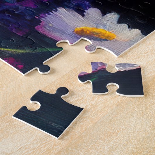 De Collie van de grens op een Paddle: Een Schilder Legpuzzel (Zijkant)