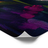 De Collie van de grens op een Paddle: Een Schilder Poster (Hoek)