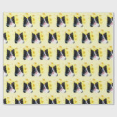 De Collie van de Kleur van Tri is een Ster Cadeaupapier (Vlak)