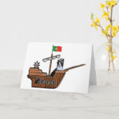 De Collie van Dogs~Original Notecard~Border van Kaart (Gele Bloem)