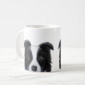 De collies van de grens Originele kunst door kunst Koffiemok (Voorkant links)