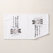 De Collies van de grens zijn Angels Handhanddoek Handdoek (Handdoek)