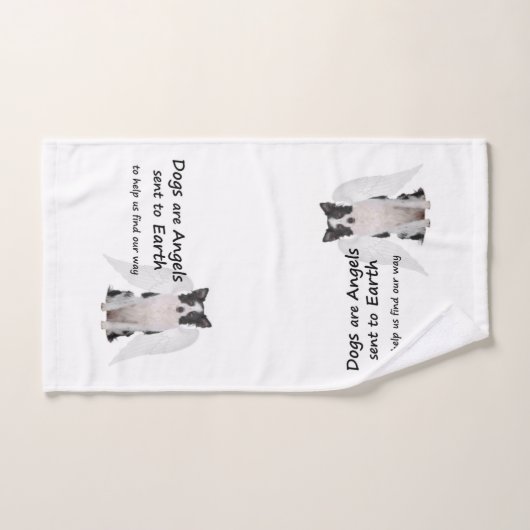 De Collies van de grens zijn Angels Handhanddoek Handdoek (Handdoek)