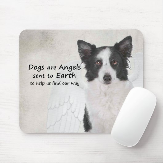 De Collies van de grens zijn Angels Mousepad Muismat (Met muis)