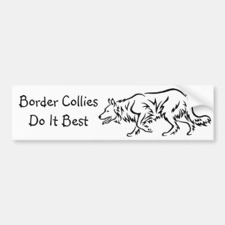 De Collies van de grensDoe het best Bumpersticker