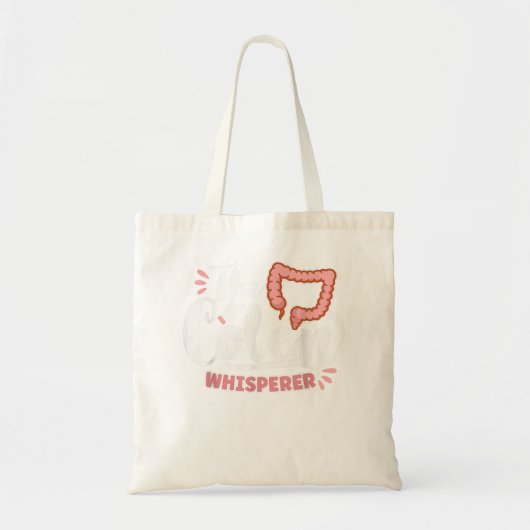 De Colon Whisperer Gastroenteroloog Proctologis Tote Bag (Voorkant)