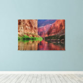 De Colorado in Grand Canyon, AZ Canvas Afdruk (Insitu (Houten vloer))