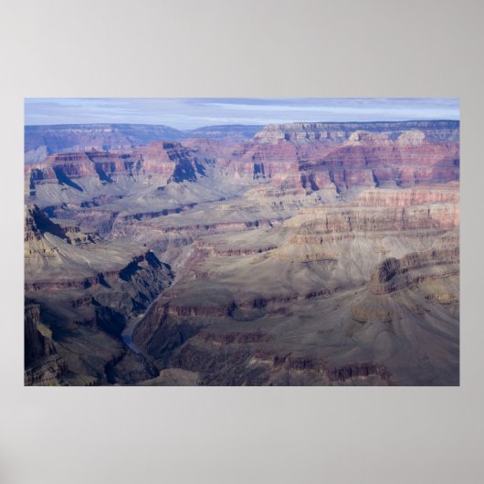 De Colorado rivier in de Grand Canyon Poster (Voorkant)