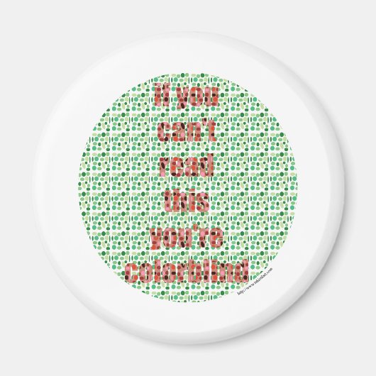 De Colorblindtest Magneet (Voorkant)