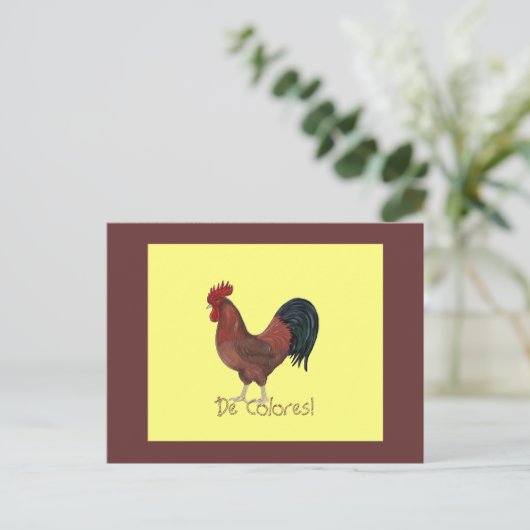 DE Colores! Briefkaart (Staand voorkant)