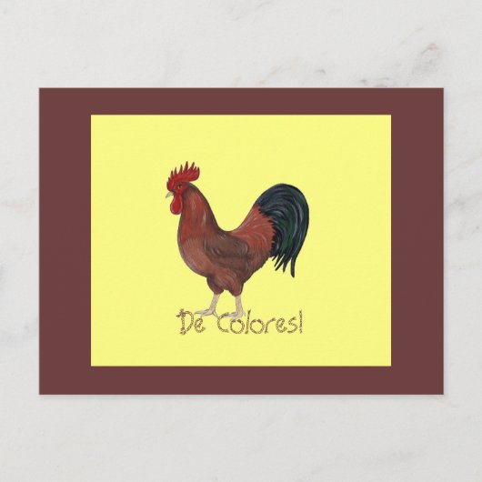 DE Colores! Briefkaart (Voorkant)