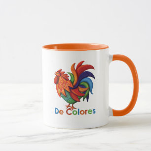 De Colores Rooster Gallo 11 oz Ringer Mok