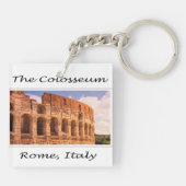 De Colosseum Rome, Italië Sleutelhanger (Achterkant)