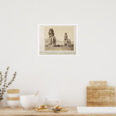 De Colossi van Memnon, beelden van Amenhotep III, Poster (Keuken)