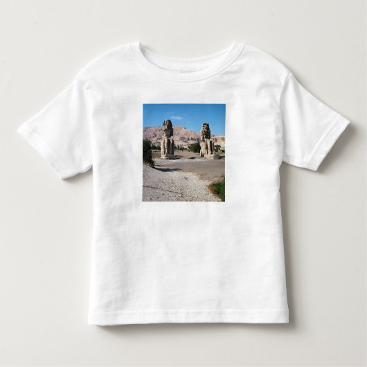 De Colossi van Memnon, beelden van Amenhotep Kinder Shirts (Voorkant)