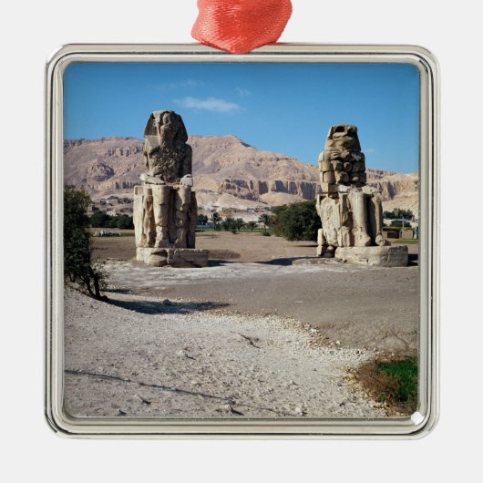 De Colossi van Memnon, beelden van Amenhotep Metalen Ornament (Voorkant)