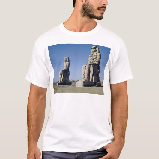 De Colossi van Memnon, beelden van Amenhotep T-shirt (Voorkant)