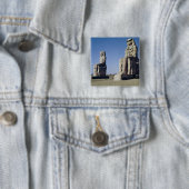 De Colossi van Memnon, beelden van Amenhotep Vierkante Button 5,1 Cm (In situ)