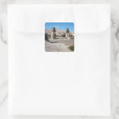 De Colossi van Memnon, beelden van Amenhotep Vierkante Sticker (Tas)