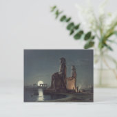 De Colossi van Memnon, Thebes, een van de 24 illus Briefkaart (Staand voorkant)