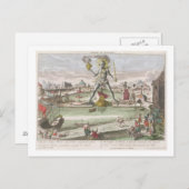 De Colossus van Rhodos, tweede wereldwonder Briefkaart (Voorkant / Achterkant)