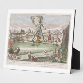 De Colossus van Rhodos, tweede wereldwonder Fotoplaat (Zijkant)