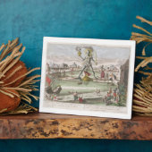 De Colossus van Rhodos, tweede wereldwonder Fotoplaat (Zijkant)