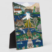 De Columbia River Gorge vieren Fotoplaat (Zijkant)