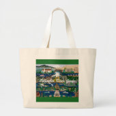 De Columbia River Gorge vieren Grote Tote Bag (Voorkant)