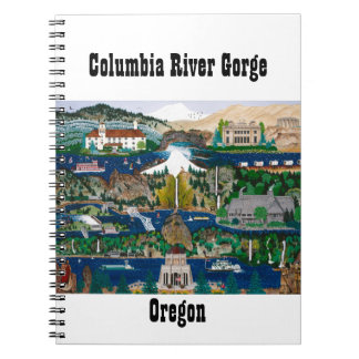 De Columbia River Gorge vieren Notitieboek