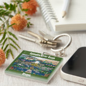 De Columbia River Gorge vieren Sleutelhanger (Voorkant Rechts)