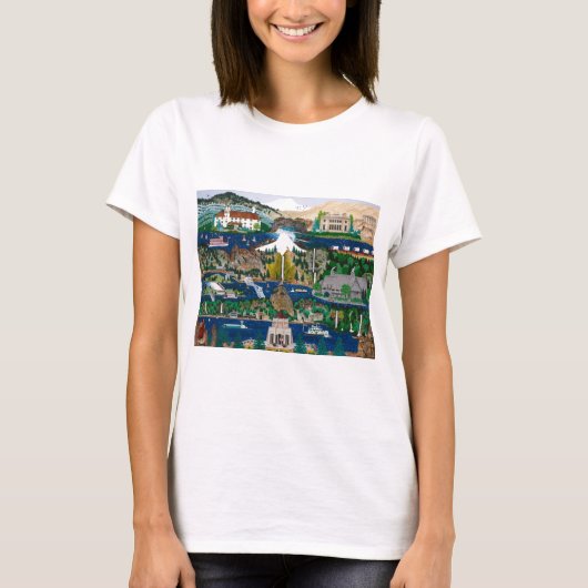 De Columbia River Gorge vieren T-shirt (Voorkant)