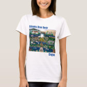 De Columbia River Gorge vieren T-shirt (Voorkant)