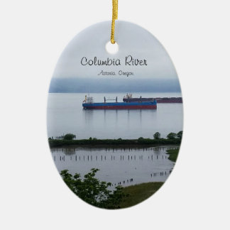 De Columbia rivier in Astoria Oregon Ornament