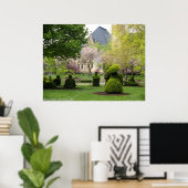 De Columbus Topiary Garden Poster (Thuiskantoor)
