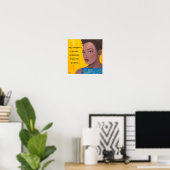 De comeback - Inspirerende poster met fijne kunst (Thuiskantoor)