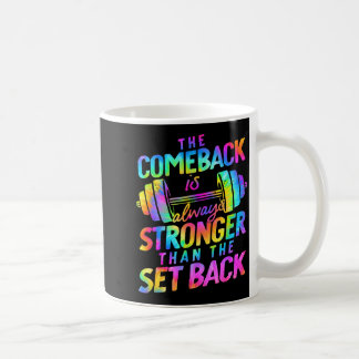 De comeback is altijd sterker dan de tegenslag  koffiemok