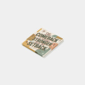 De comeback is altijd sterker dan de tegenslag post-it® notes (Schuin)