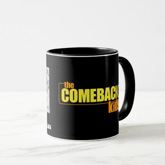 De Comeback Kinder mok (Voorkant rechts)